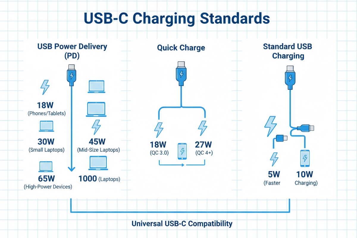 Power Up Your Gadgets: A Deep Dive into USB-C Charging Standards