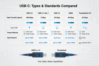 Your Guide to the Universal (But Complicated) USB-C Connector