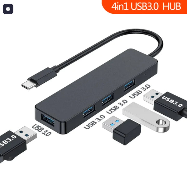 4-in-1 Type-C HUB Expansion Adapter