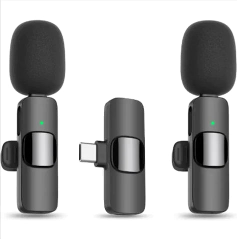 Wireless Lavalier Mic – iPhone & Type-C