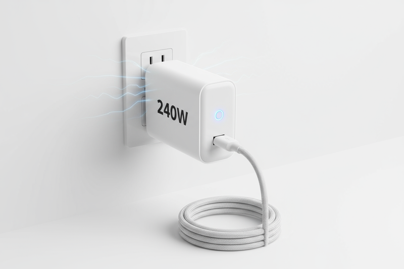 USB-C Power Delivery fast charging cable for laptops and phones