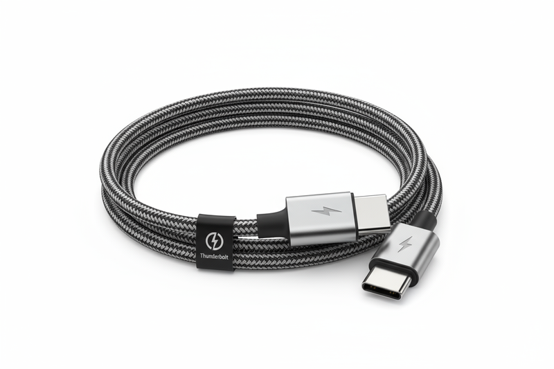 USB4 and Thunderbolt high-speed data transfer cable