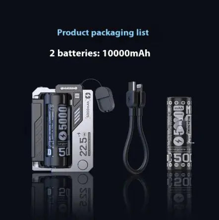 7YoE7DVVkf2LYFPl Cartridge-Style Power Bank – Type-C