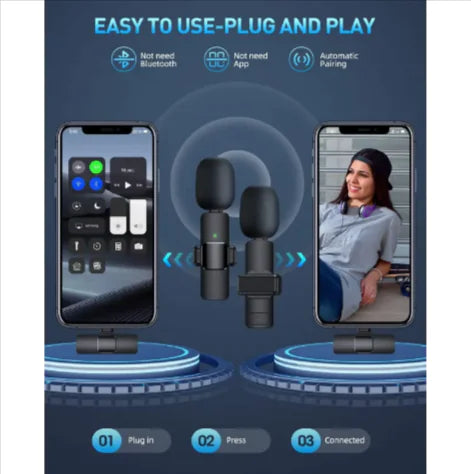 8rnuwkwpvs3jAdbC Wireless Lavalier Mic – iPhone & Type-C