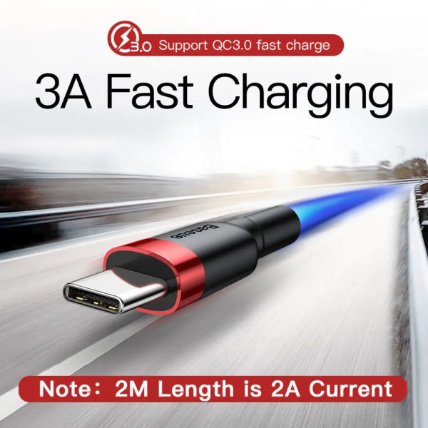 CuVXOYplPIljAtZ2 Baseus USB Type C Fast Charging Cable for Samsung & Huawei