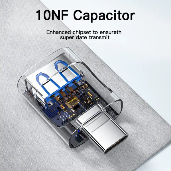 HFii6fu9oRMPi5Eh USB C to USB 3.0 OTG Adapter Type C Converter