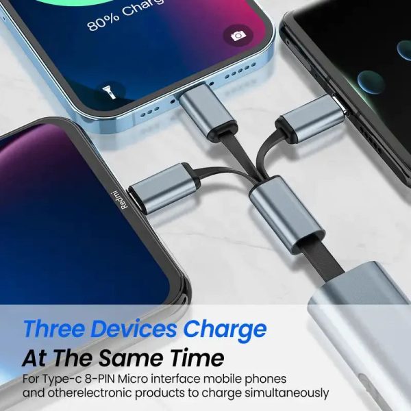 Ho28GHnJLd102h5O Portable Telescopic Data Cable - Type-C, Micro, Apple