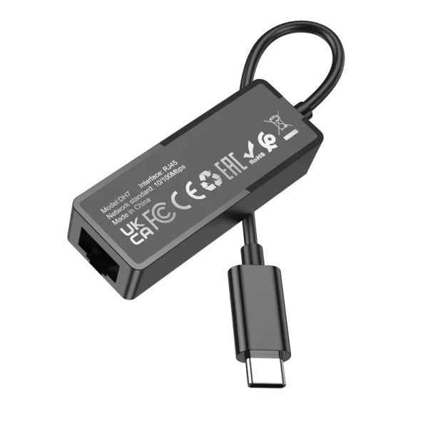 BOROFONE DH7 Type-C/USB Wired Network Adapter