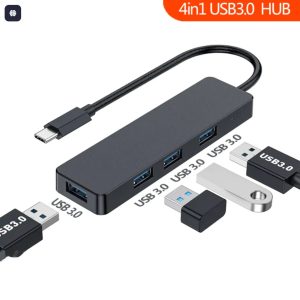 aNhJWmxOahU7UMRk 4-in-1 Type-C HUB Expansion Adapter