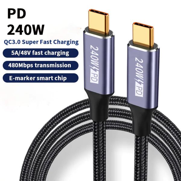 fbmivJ4secjbANMk USB C to USB Type C Fast Charging Cable (0.5m to 3m)