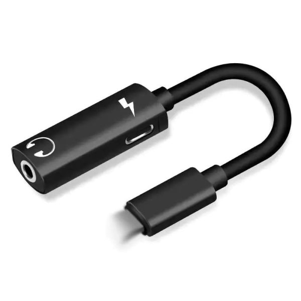 wfxIX5ixUu1JD5c8 2-in-1 Type-C Adapter for Charging and Audio Output